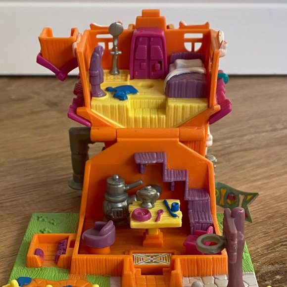 Polly Pocket - Vintage 90s Dog House Animal Wonderland Set - Picture 4 of 8
